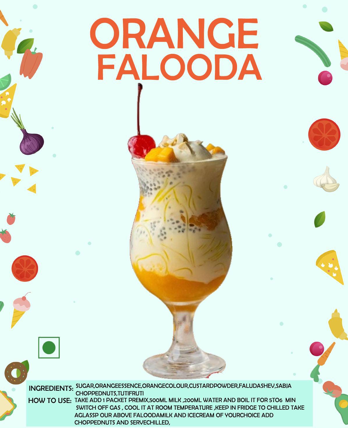 Orange Falooda